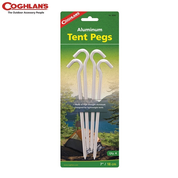CG Aluminum Tent Pegs - pkg of 4 ＃8046 (v)