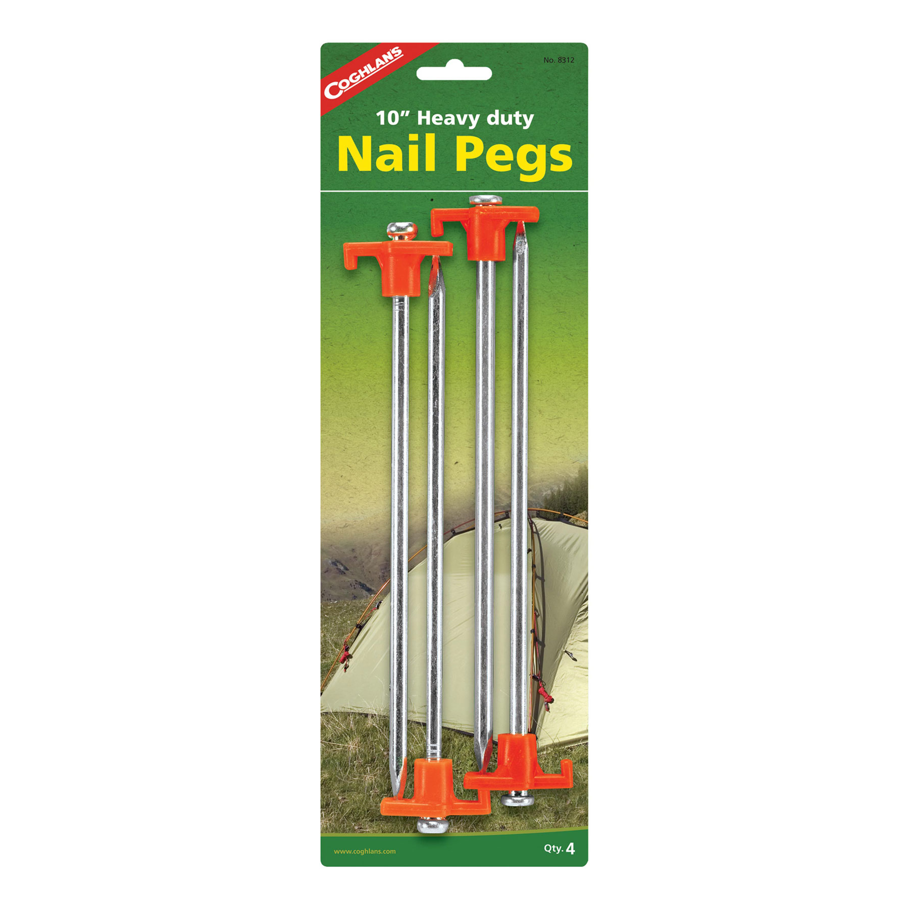 CG 10inch Nail Pegs - pkg of 4 ＃8312Ⅱ -정찰-