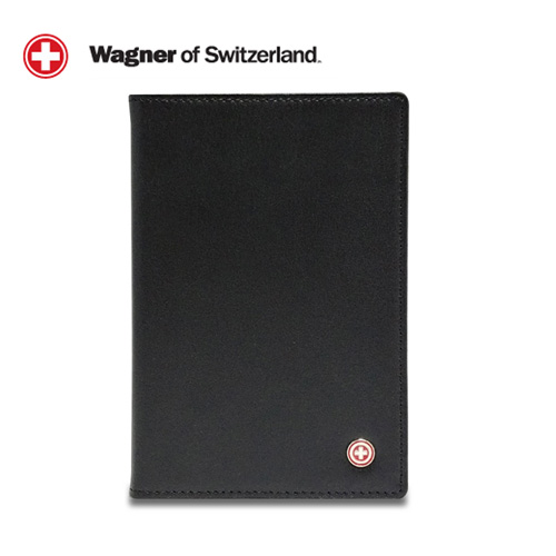 SwissWagner 천연소가죽 여권지갑(블랙)_선물포장출고
